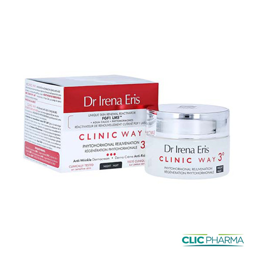 CLINIC WAY 3 CR ANTI-RIDES NUIT 50ANS+ 50ML 500