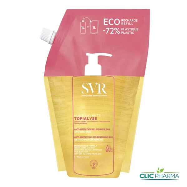 SVR TOPIALYSE HUILE LAVANTE MICELLAIRE 1L (RECHARGE)