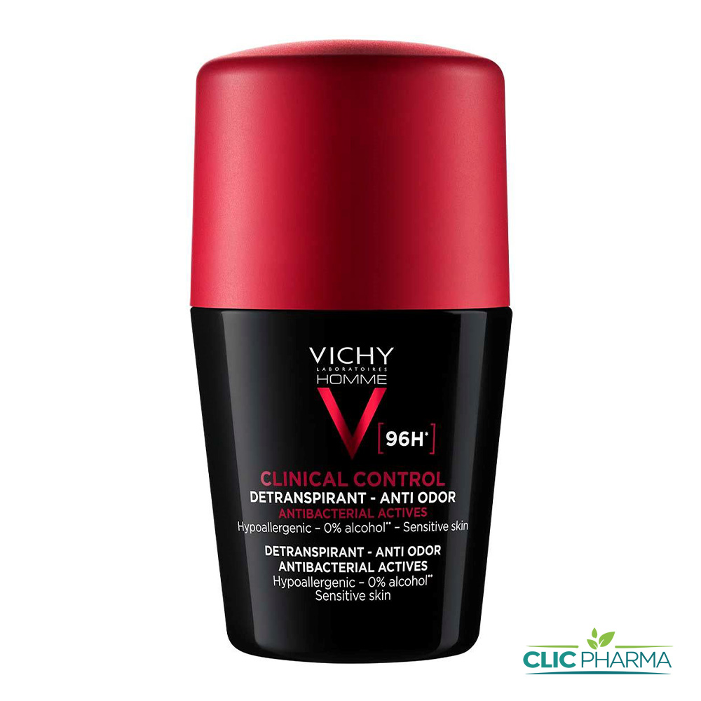 VICHY DEO CLINICAL CONTROL 96H HOMME ROLL-ON 50ML