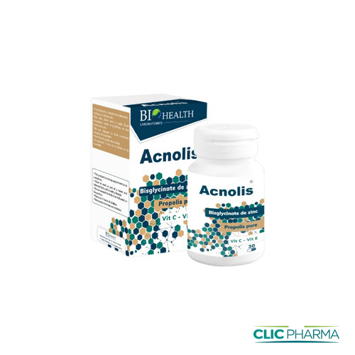 ACNOLIS BISGLYCINATE ZINC GELULES B30 500
