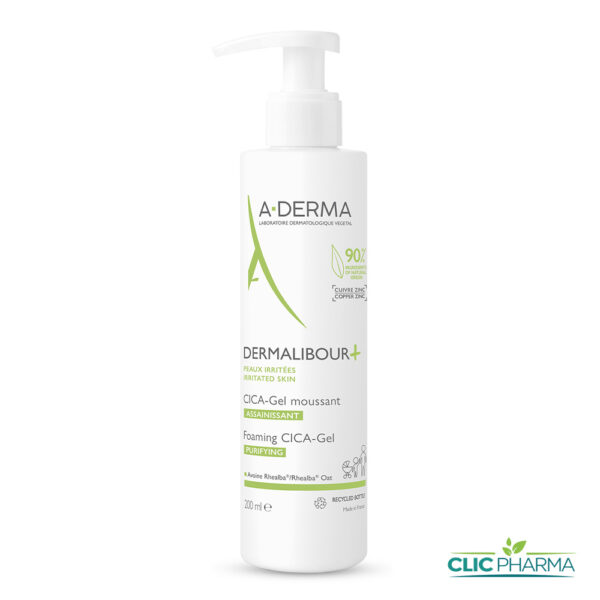 A-DERMA DERMALIBOUR+ CICA-GEL MOUSSANT ASSAINISSANT 200ML