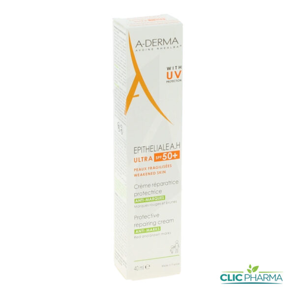 A-DERMA EPITHELIALE AH ULTRA CREME REPARATRICE PROTECTRICE SPF50+ 40ML