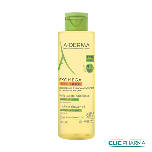 ADERMA EXOMEGA CONTROL HUILE LAVANT EMOLLIENTE 200ML 500