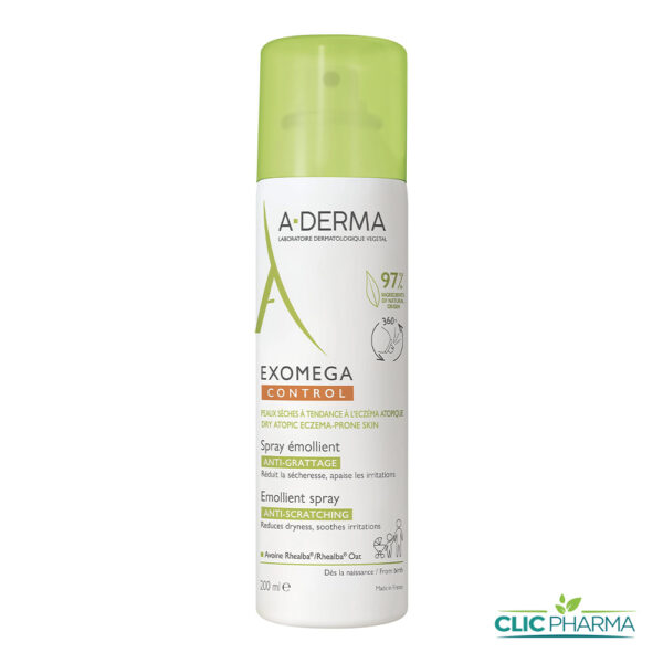 A-DERMA EXOMEGA CONTROL SPRAY EMOLLIENT ANTI-GRATTAGE 200ML