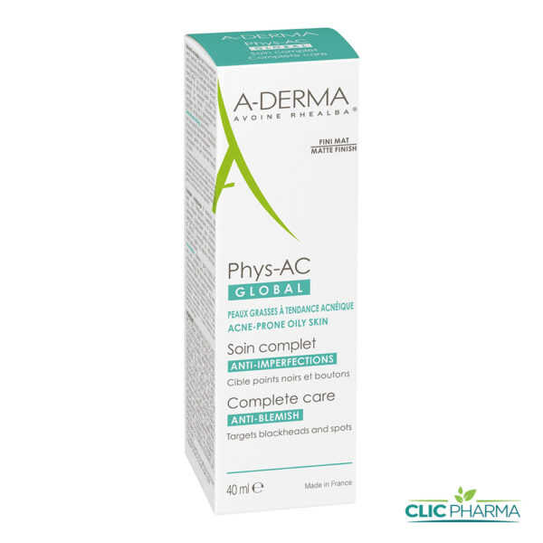 A-DERMA PHYS-AC GLOBAL SOIN COMPLET 40ML