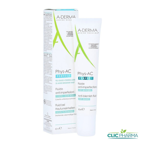 A-DERMA PHYS-AC PERFECT FLUIDE ANTI-IMPERFECTIONS 40ML