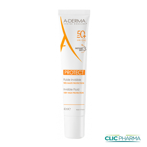 ADERMA PROTECT FLUIDE INV 50+ 40ML 500