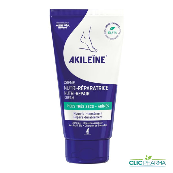 AKILEINE CREME NUTRI-REPARATRICE PIEDS TRES SECS ET ABIMES 50ML
