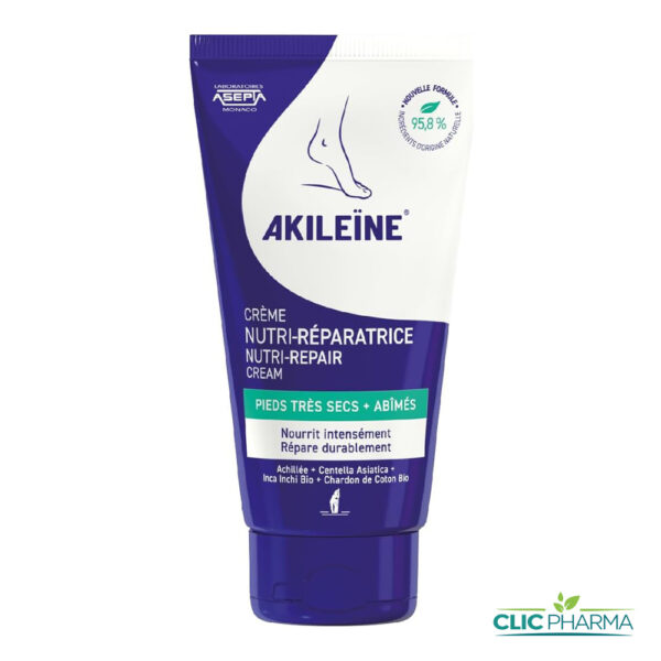 AKILEINE CREME NUTRI-REPARATRICE PIEDS TRES SECS ET ABIMES 75ML