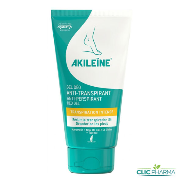 AKILEINE GEL DEO PIEDS ANTI-TRANSPIRANT 75ML