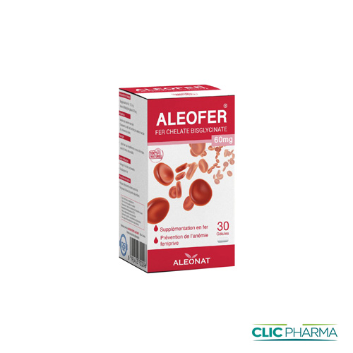 ALEOFER GELULES 60MG B30 500