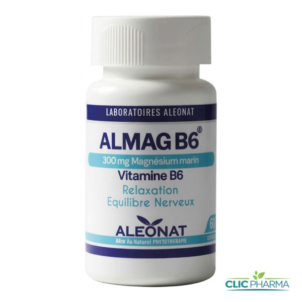 ALEONAT ALMAG B6 MAGNESIUM MARIN (60 GELULES)