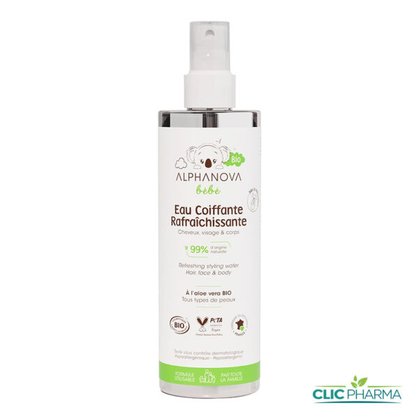 ALPHANOVA BEBE EAU COIFFANTE RAFRAICHISSANTE BIO 200ML