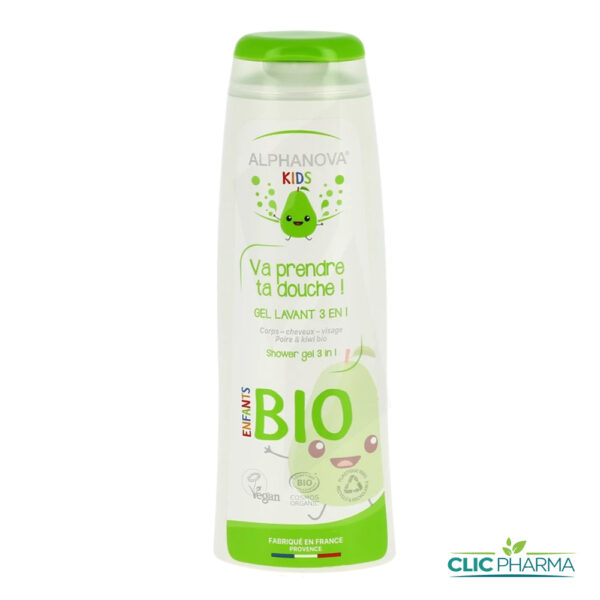 ALPHANOVA KIDS GEL LAVANT 3EN1 BIO POIRE 250ML