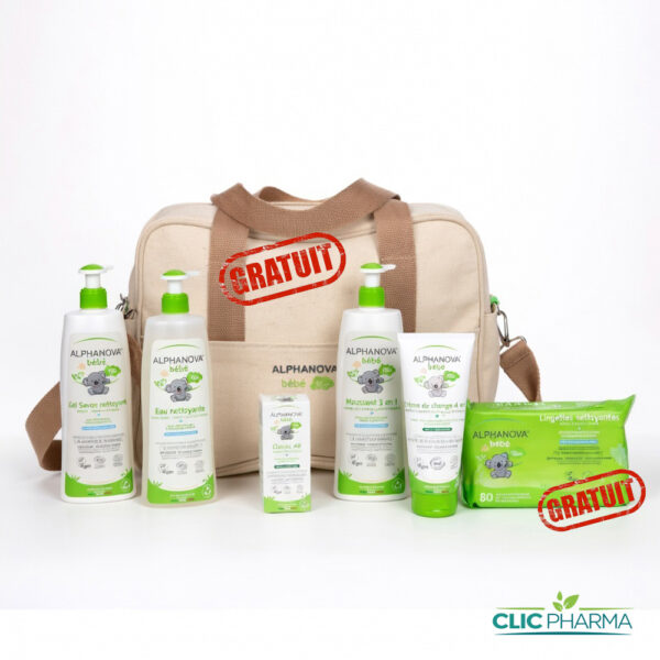 ALPHANOVA MON TROUSSEAU MATERNITE BIO 6 PRODUITS