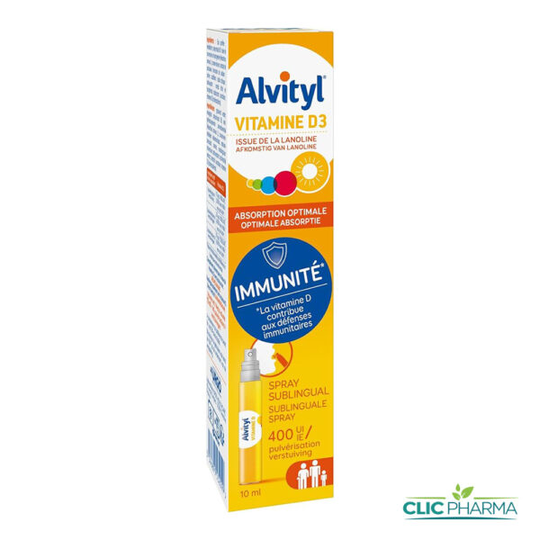 ALVITYL VITAMINE D3 SPRAY SUBLINGUAL 10ML