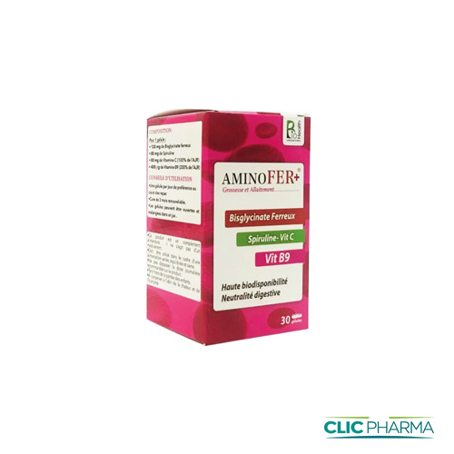 AMINOFER+ BISGLYCINATE FER GELULES B30 500