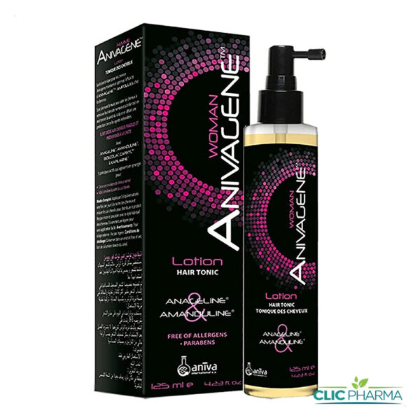 ANIVAGENE LOTION CAPILAIRE TONIQUE ANTI-CHUTES POUR FEMMES 125ML