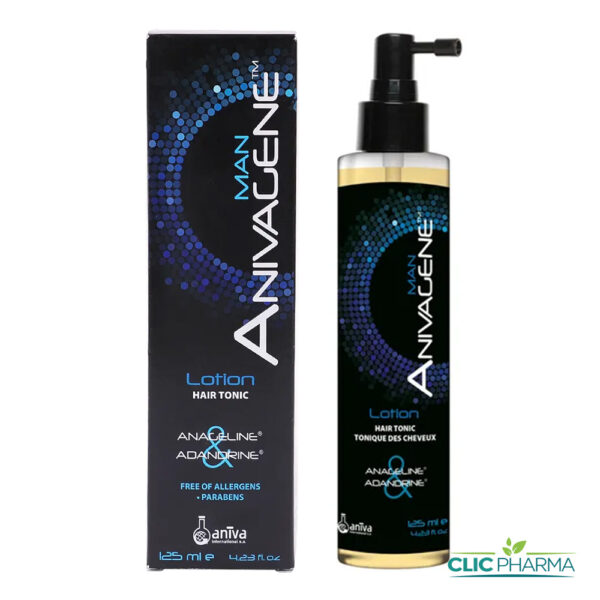 ANIVAGENE LOTION CAPILAIRE TONIQUE ANTI-CHUTES POUR HOMMES 125ML