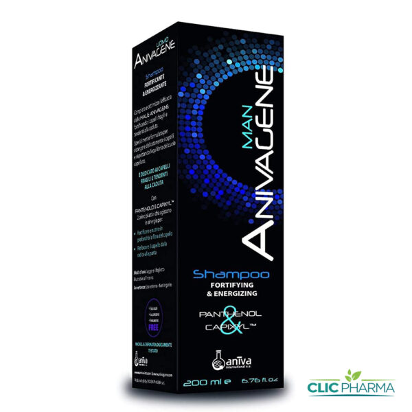 ANIVAGENE SHAMPOOING FORTIFIANT ENERGISANT ANTI-CHUTE HOMME 200ML