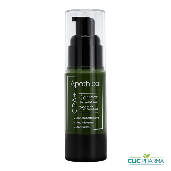APOTHICA CPA+ SERUM EXFOLIANT 2% ACIDE SALICYLIQUE 30 ML