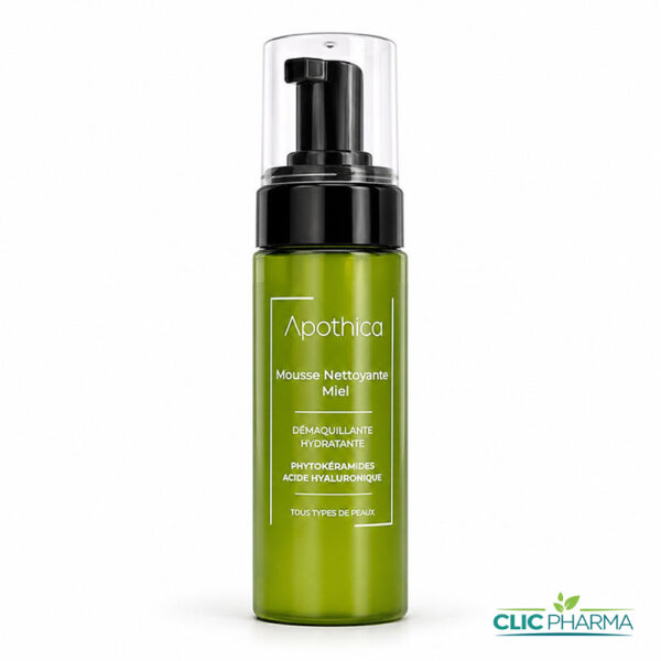 APOTHICA MOUSSE NETTOYANTE MIEL HYDRATANTE 150ML