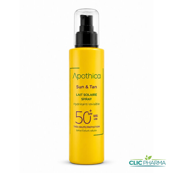 APOTHICA SUN LAIT SOLAIRE SPF 50+ SPRAY 150ML