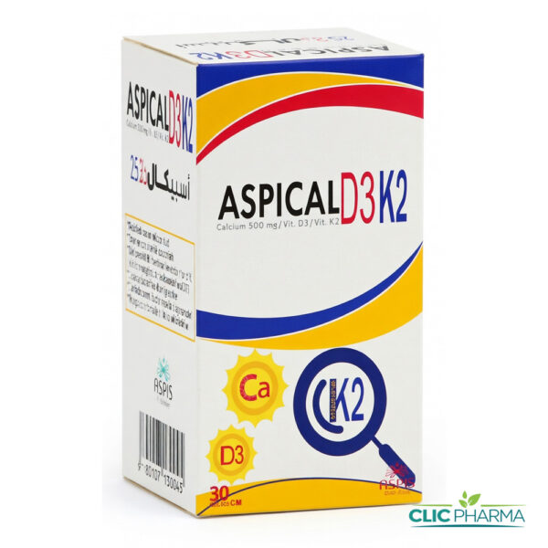 ASPIS ASPICAL D3K2 (30 GELULES)