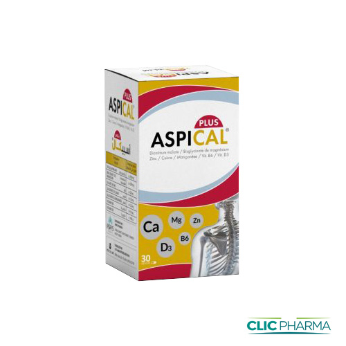 ASPICAL PLUS GELULES BT30 500