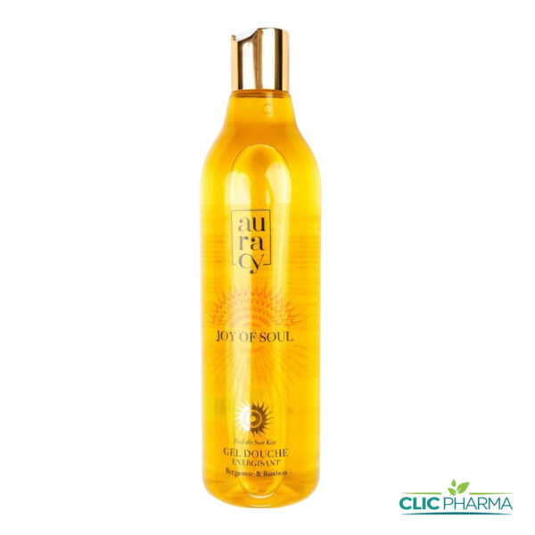 AURACY GEL DOUCHE ENERGISANT JOY OF SOUL BERGAMOTE ET BAMBOO 400ML