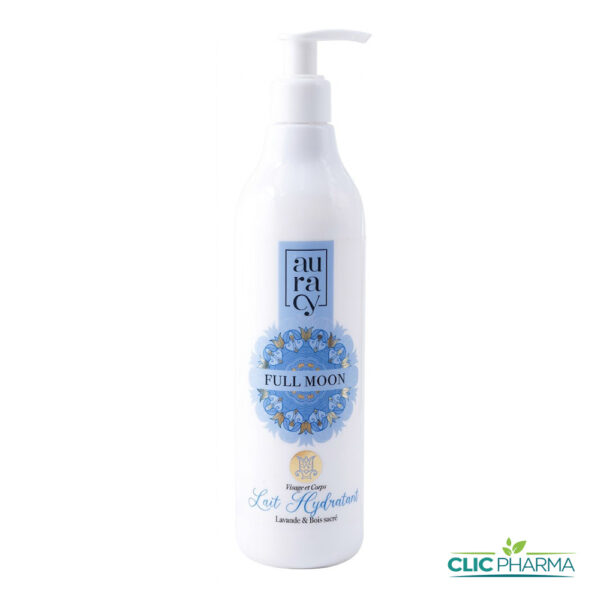 AURACY FULL MOON LAIT HYDRATANT LAVANDE & BOIS SACRE 400ML