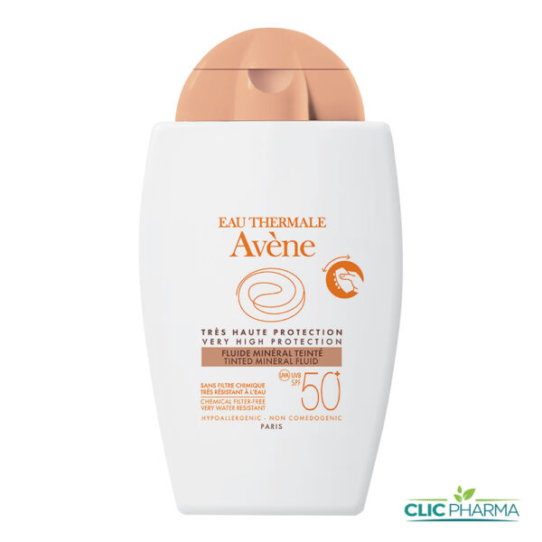AVENE FLUIDE MINERAL TEINTE SPF50+ 40ML
