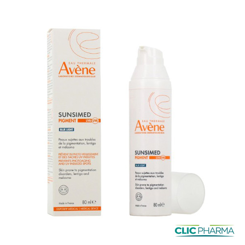 AVENE ECRAN SUNSIMED PIGMENT BLUE LIGHT 80ML 500