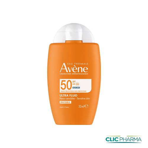 AVENE ECRAN ULTRA FLUIDE INVI SPF50 P SENS 50ML 500