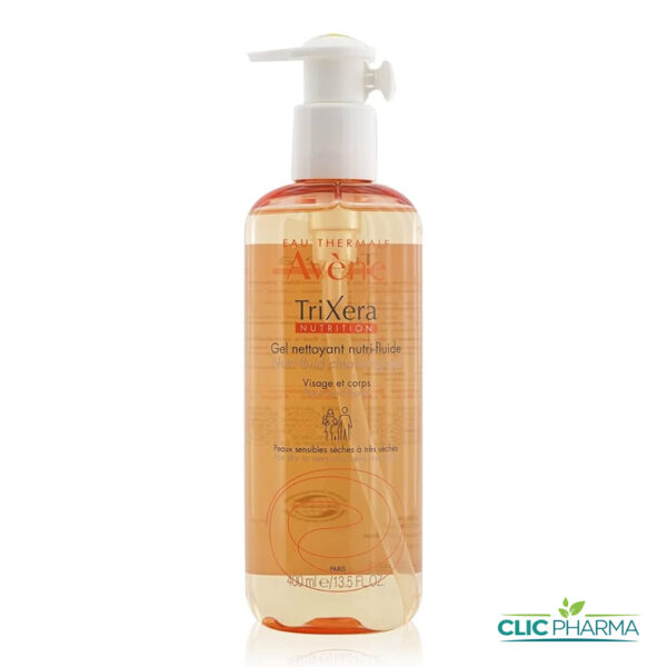 AVENE TRIXERA NUTRITION GEL NETTOYANT NUTRI-FLUIDE 400ML