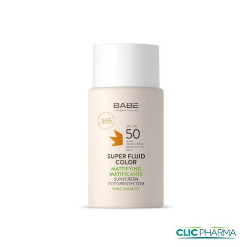 BABE ECRAN SUPER FLUID COLOR MATIFIANT SPF50 50ML 500