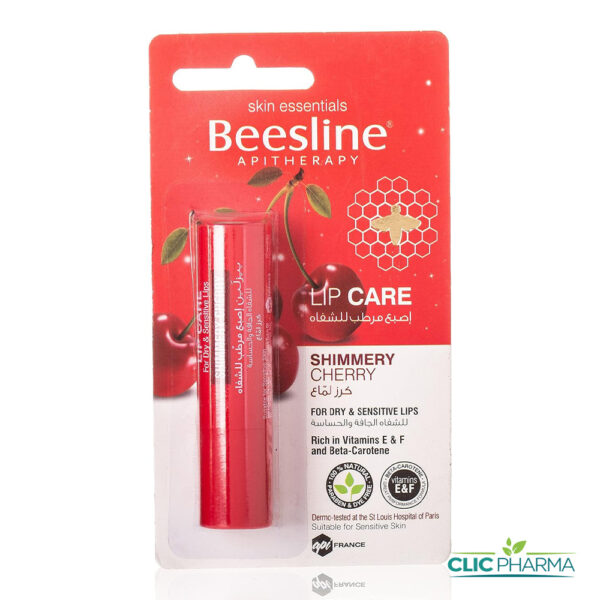 BEESLINE BAUME A LEVRES CERISE 4GR