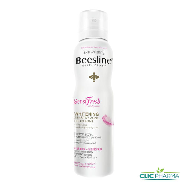 BEESLINE SENSIFRESH SPRAY DEODORANT ECLAIRCISSANT ZONE INTIME 150ML