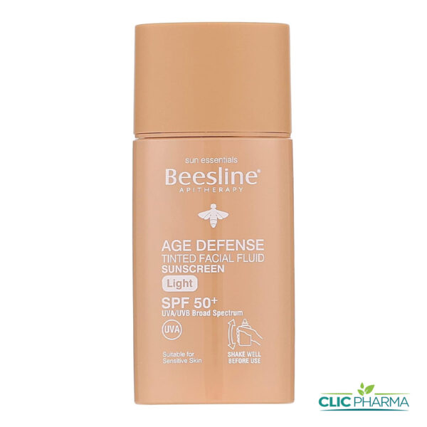 BEESLINE AGE DEFENSE FLUID TEINTE LIGHT ANTI-AGE SPF50+ 40ML