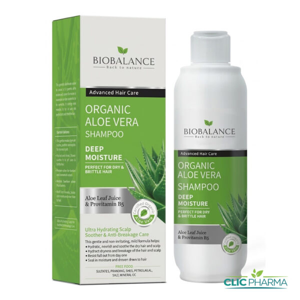 BIOBALANCE SHAMPOING ORGANIC ALOE VERA 330ML