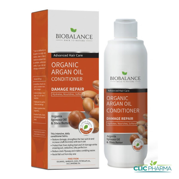 BIOBALANCE ORGANIC ARGAN OIL APRES-SHAMPOING 330ML