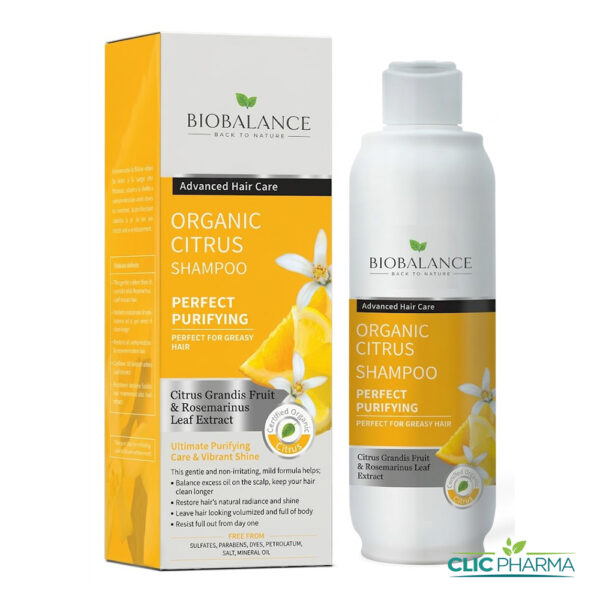 BIOBALANCE ORGANIC CITRUS SHAMPOING 330ML