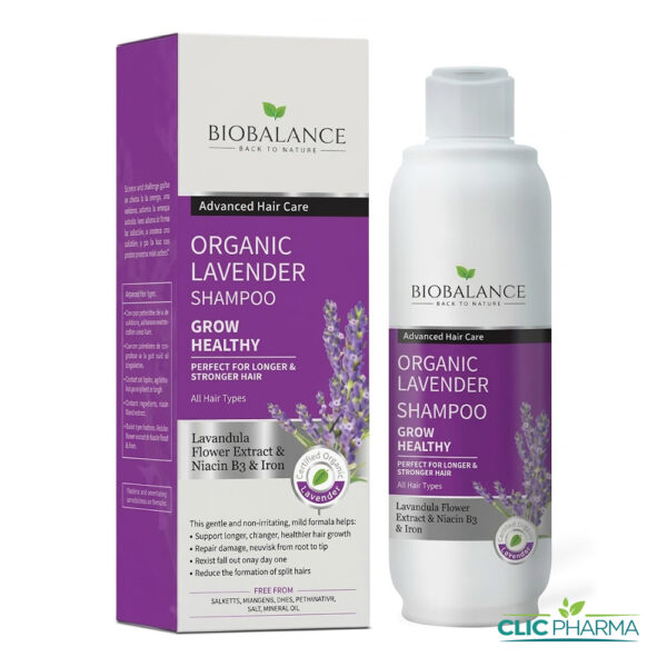 BIOBALANCE ORGANIC LAVENDER SHAMPOING 330ML