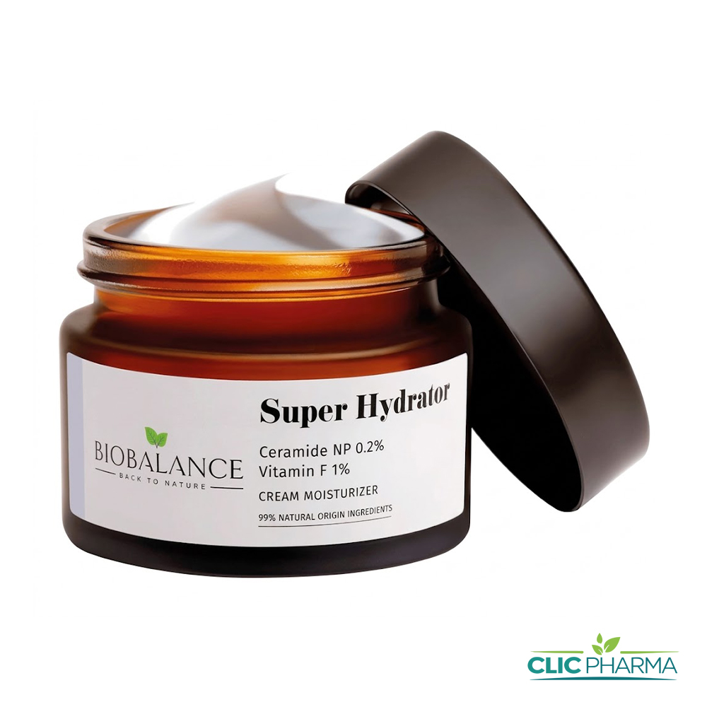 BIOBALANCE SUPER HYDRATOR CREME CERAMIDE NP 0.2% PLUS VITAMIN 1% 50ML