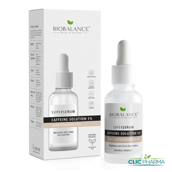 BIOBALANCE SUPERSERUM CAFEINE 5% CONTOUR DE YEUX 30ML