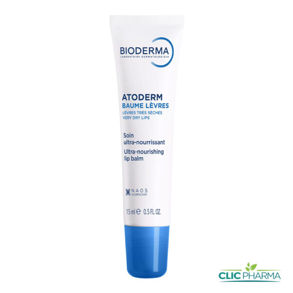 BIODERMA ATODERM BAUME A LEVRE ULTRA-NOURISSANT 15ML