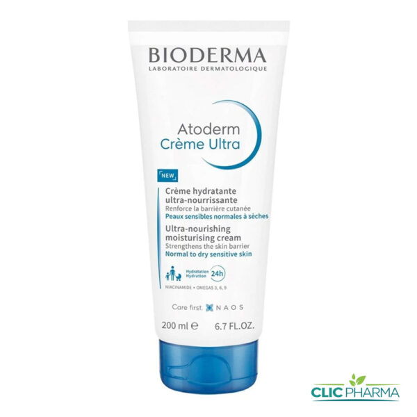 BIODERMA ATODERM CREME HYDRATANTE ULTRA-NOURISSANTE TUBE 200ML