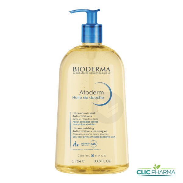 BIODERMA ATODERM HUILE DE DOUCHE ULTRA-NOURISSANTE ANTI-IRRITATIONS 1L