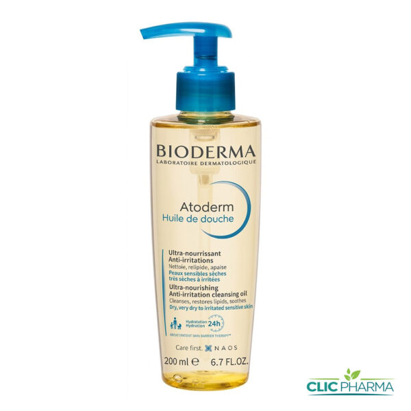BIODERMA ATODERM HUILE DE DOUCHE ULTRA-NOURISSANTE ANTI-IRRITATIONS 200ML
