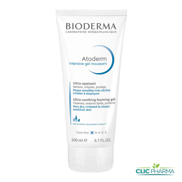 BIODERMA ATODERM INTENSIVE GEL MOUSSANT ULTRA-APAISANT 200ML